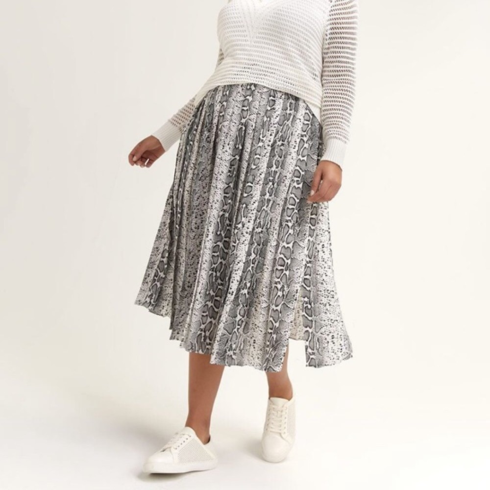 Additionelle Snake Print Skirt